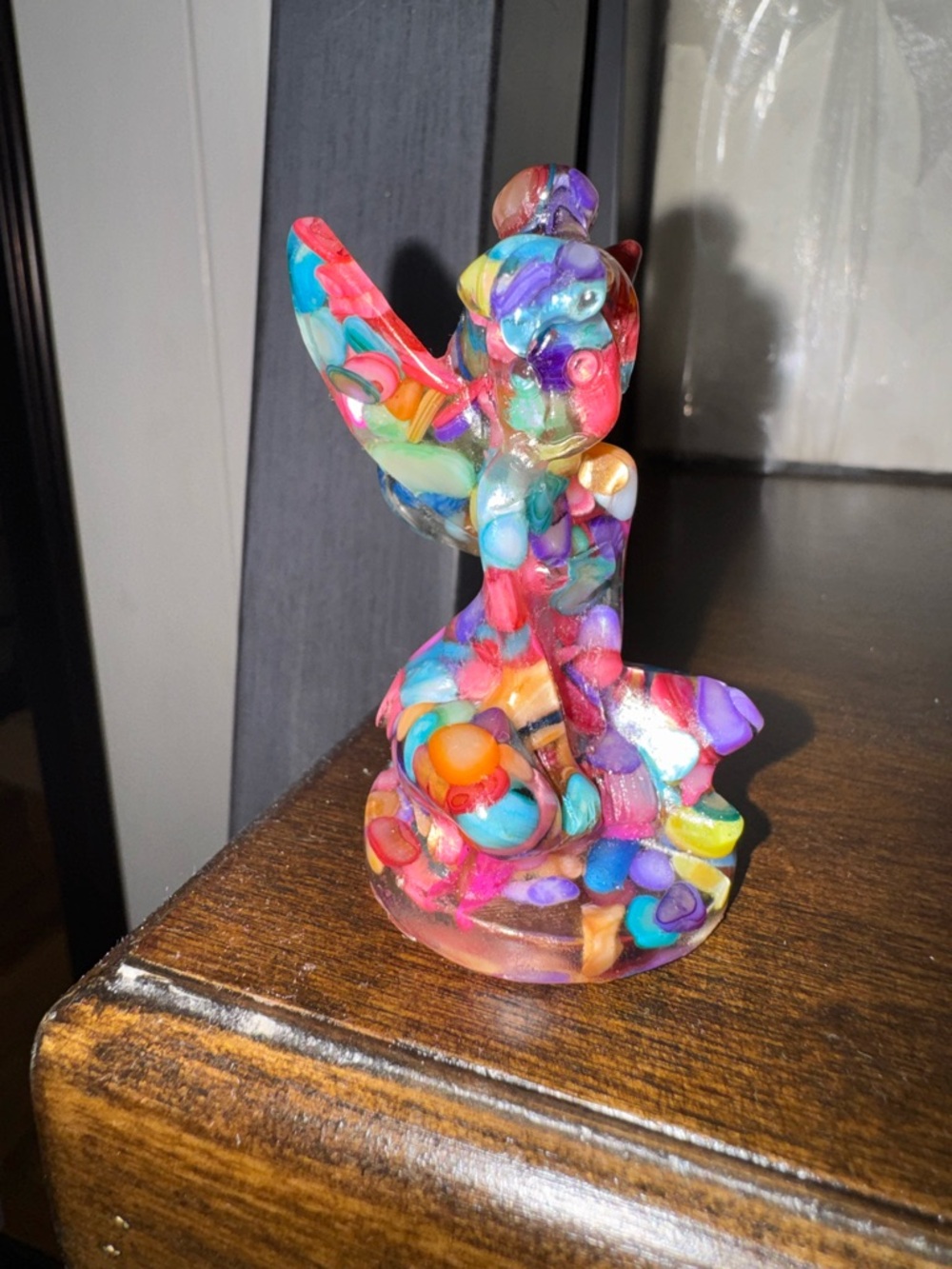 Colorful Multicolored shell  Fairy Figurine